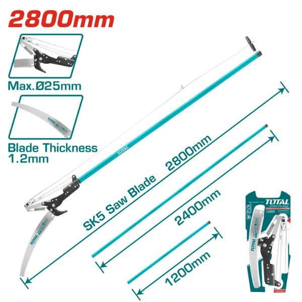 SCIE À PERCHE EXTENSIBLE TOTALE ET SÉCATEUR (THEPS25281)