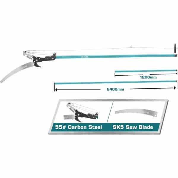 SCIE À PERCHE EXTENSIBLE TOTALE ET SÉCATEUR (THEPS25281) – Image 5
